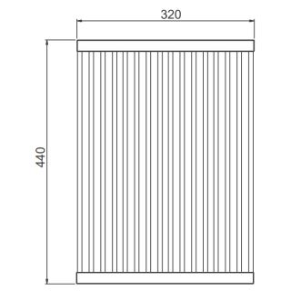 Ролл-мат для кухонных моек Gappo GS201-5 сатин
